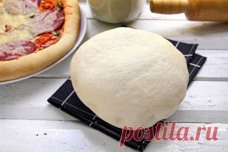 Пышное тесто для пиццы дрожжевое рецепт с фото пошагово - 1000.menu