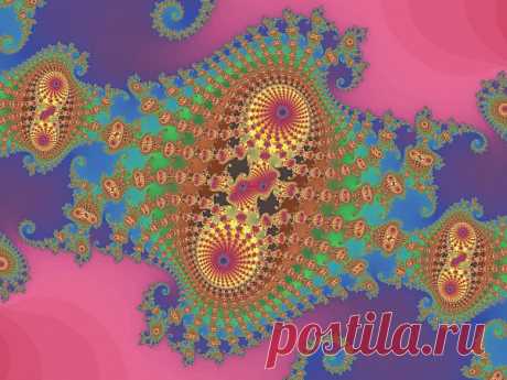 Digital Patterned Fractal  Free Stock Photo HD - Public Domain Pictures