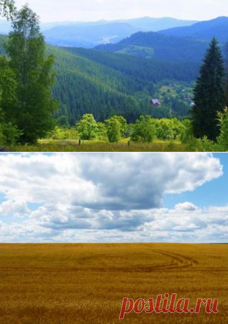 Пейзажи родной страны