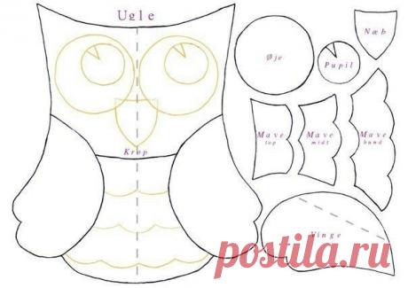 Совы-подушки с кармашками