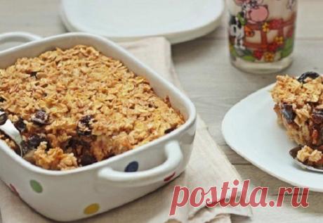 Овсяный крамбл с черносливом для узкой талии  - Счастливые заметки