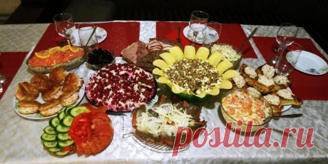 Новогодний стол моей свекрови. Рецепты вкусных салатов и закусок. | Ёжкин дом | Яндекс Дзен