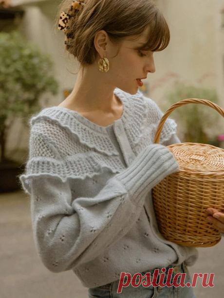 14 идей кардиганов с уникальными деталями для яркого и стильного весеннего гардероба | MG Meldi_knit | Дзен