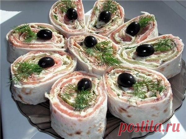 Закуски из лаваша. 13 вариантов » В сети – себя просвети!