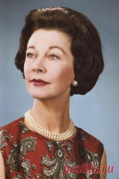 Последний портрет Вивьен Ли, сделанный в фотостудии, 1967 г.