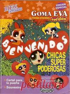 Revistas de manualidades Gratis: las chicas  super poderosas en foami revistas de manualidades gratis