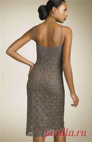 Вязание крючком: два шикарных платья. JewelCity.ru