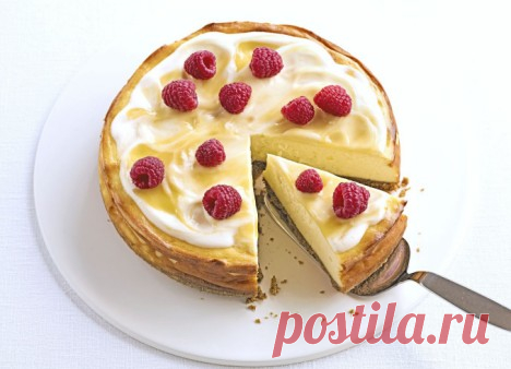 Luscious lemon-baked cheesecake | Daily Mail Online