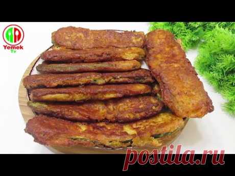 2 кабачка 3 яйца вкуснее мяса Очень быстро Очень дешево за 10 минут