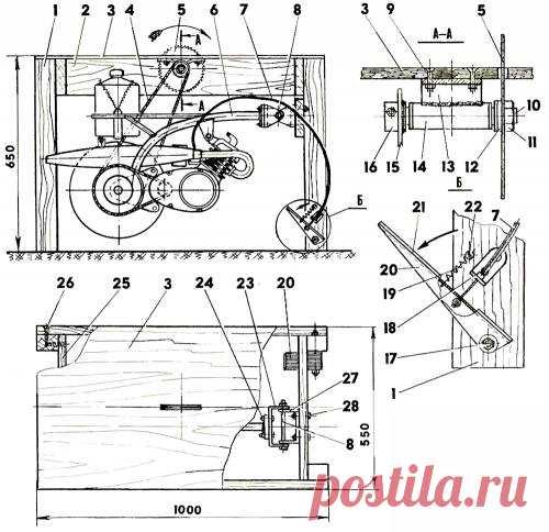 Циркульная пила из старого мопеда - Домашнему мастеру - Сборник - Познавательный Интернет-журнал "Умеха - мир самоделок"