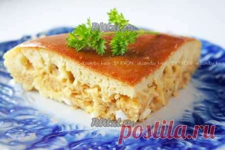 Капустный пирог на кефире (Пышный,воздушный,очень вкусный!!!)))