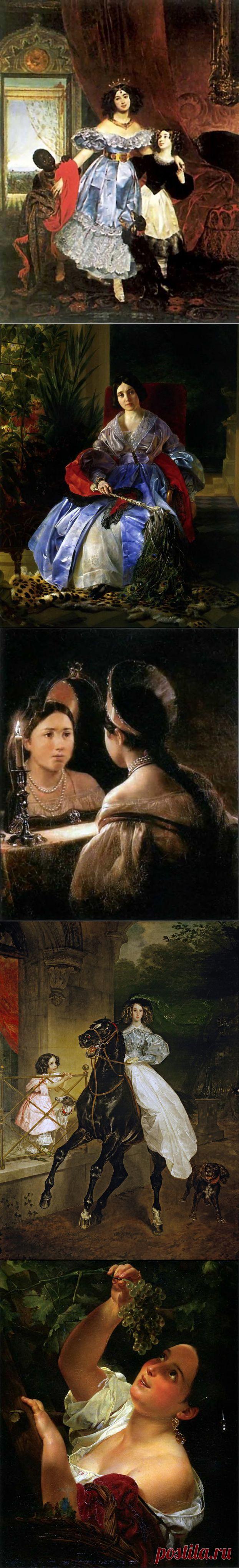 Русская живопись Брюллов Карл Павлович (1799-1852).