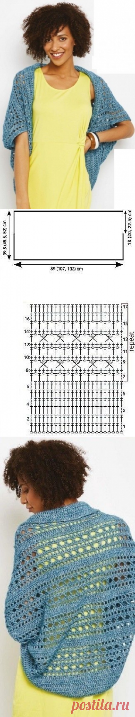 Уютная вещь для летних прогулок из категории Интересные идеи – Вязаные идеи, идеи для вязания