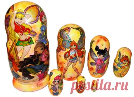 матрешка 7 шт., ВИНКС