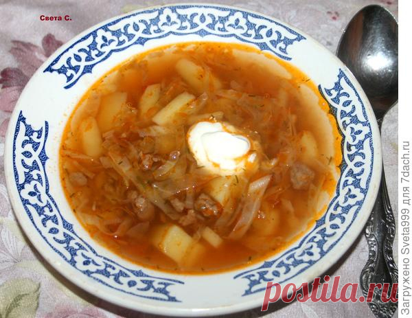 Щи с мясным фаршем - пошаговый рецепт приготовления с фото