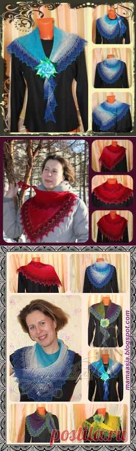 мамАськины рукоделки: Мои Шальные мастер-классы: Фишю «Lacy Katy» Дизайнер Brigit Freyer