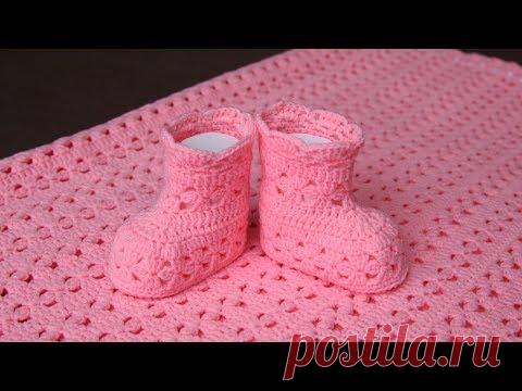 Пинетки крючком (мастер-класс)