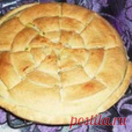 Закусочный пирог из песочного теста Кулинарный рецепт
