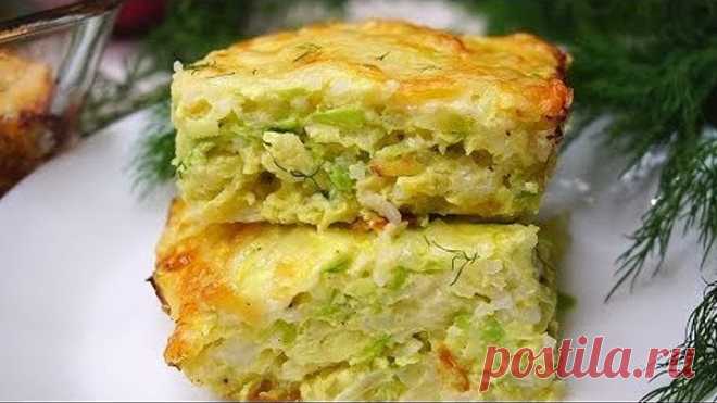 Вкуснятина из кабачков на Скорую руку. Быстрый Ужин для всей семьи!