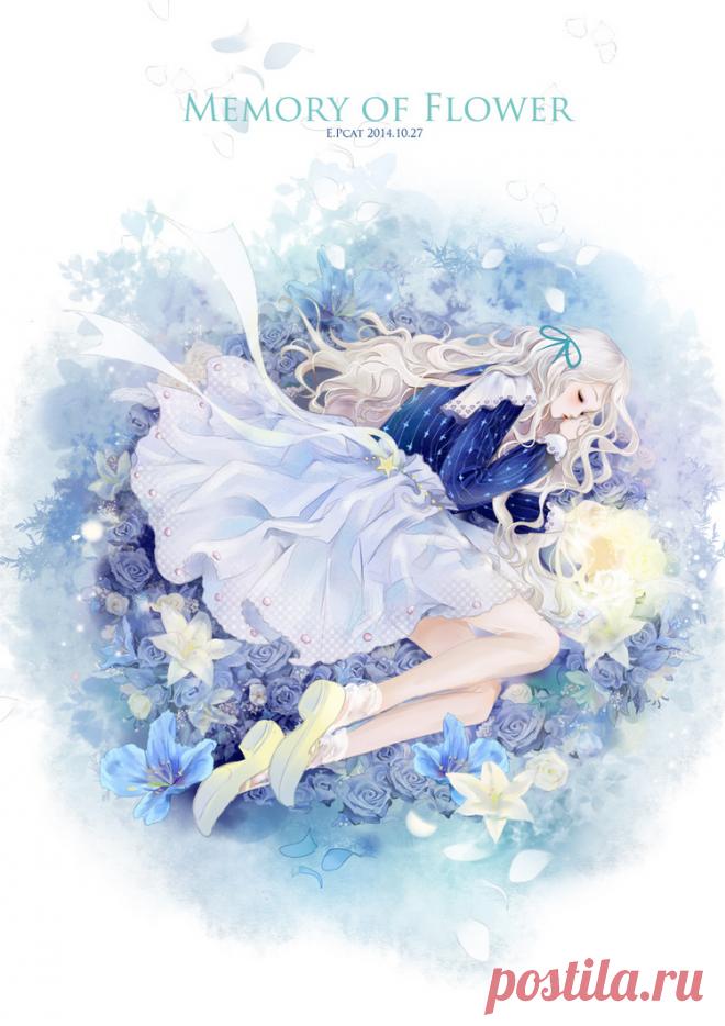 Карта обложки «Когда на планете нет цветов» | E.Pcat - Оригинальные работы - Иллюстратор Doodle Kingdom