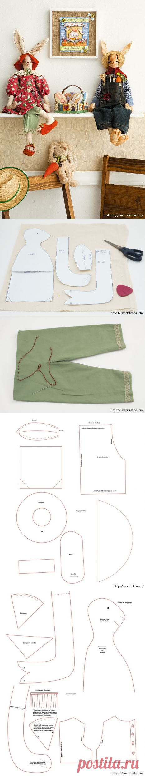 Суперских зайцев сошьем? Выкройка и маленький мастер-класс
