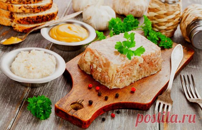 Студень из трех сортов мяса:традиционное новогоднее блюдо на новый лад | Food Time | Пульс Mail.ru