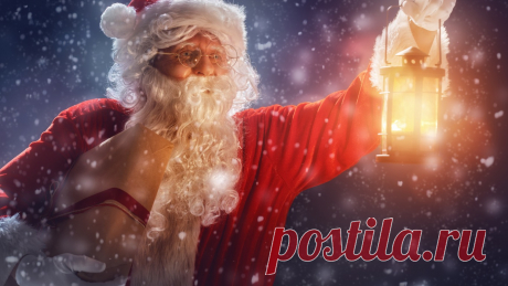 Скачать обои winter, Рождество, night, santa claus, gifts, merry christmas, snow, Новый Год, раздел новый год в разрешении 1366x768