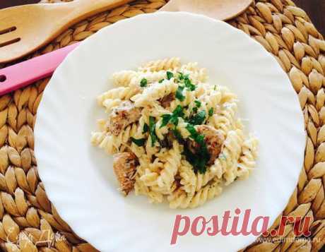 Паста «Альфредо» с курицей. Ингредиенты: куриные грудки, лимоны, вустерширский соус | Официальный сайт кулинарных рецептов Юлии Высоцкой