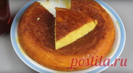 Рецепт пирога с манкой на сковороде