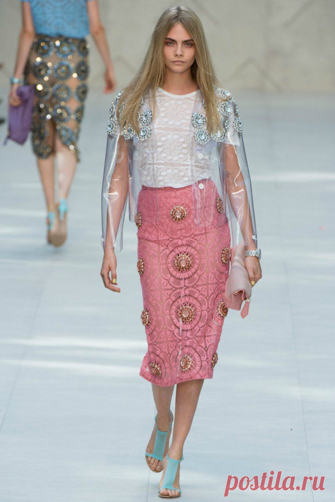 Коллекция Burberry весна-лето 2014.
