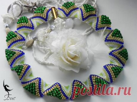 Колье *Le Printemps* | biser.info - всё о бисере и бисерном творчестве