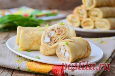 ​Блины с рисом и яйцом