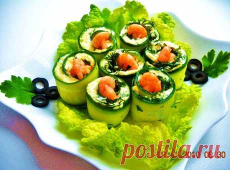 Огуречные роллы - Простые рецепты Овкусе.ру