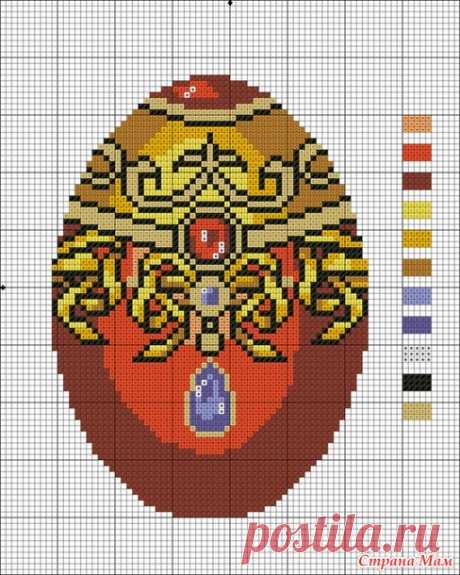 Орнамент "Faberge Egg" - Бискорню и другие "кривульки" - Страна Мам