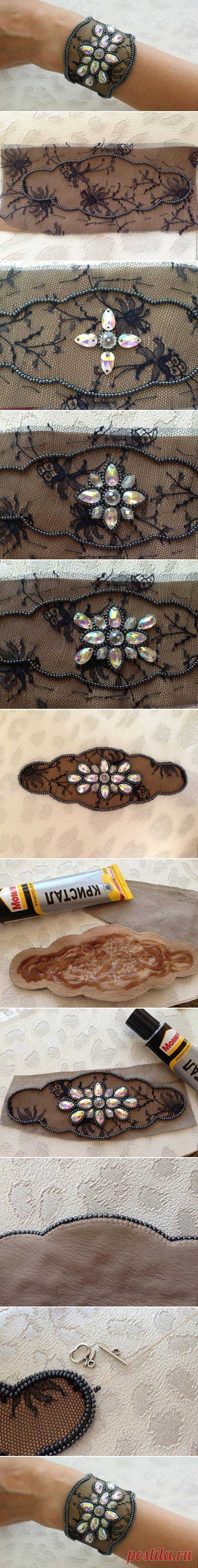 DIY Lace and Beads Bracelet DIY Projects | UsefulDIY.com
