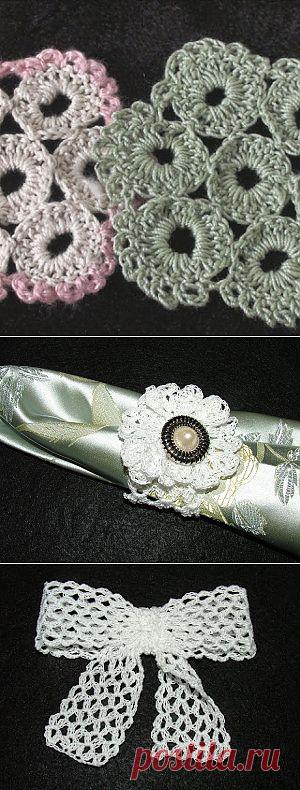 Цветы крючком - простая схема с пояснениями | Ladies venue