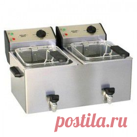 Купить Фритюрница электрическая Roller Grill FD 80DR в Пензе, цена / Интернет-магазин "Vseinet.ru".
Длина: 590мм; Ширина: 450мм; Высота: 370мм; Напряжение: 220В; Мощность: 7200Вт
Настольная модель. 2 емкости 2х8 л. Предохранительный термостат. Наличие "холодной зоны" обеспечивает длительное использование масла. Оснащена 2 независимыми панелями управления. На панели управления два индикатора: зеленый - включение фритюрницы, красный - выход фритюра на рабочую температуру.