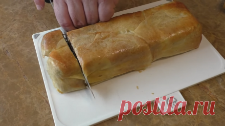 Интересная запеканка из фаршированных блинчиков с мясом