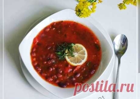 (3) Густой томатный суп 🥘с фасолью - пошаговый рецепт с фото. Автор рецепта Наташа . - Cookpad