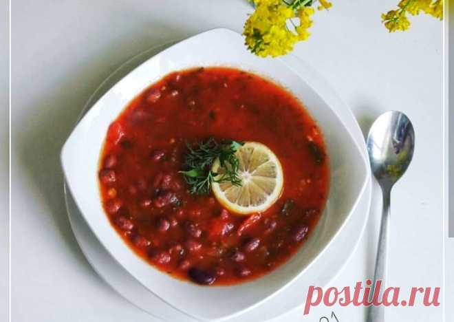 (3) Густой томатный суп 🥘с фасолью - пошаговый рецепт с фото. Автор рецепта Наташа . - Cookpad