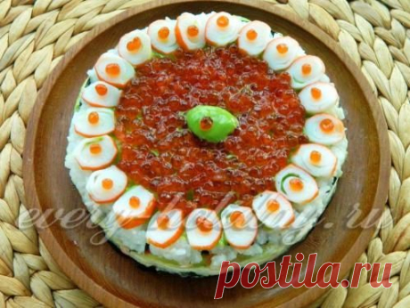 Суши торт: рецепт с фото