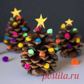 Новогодний декор дома 2019: елочные игрушки своими руками, идеи новогодних поделок - фото | GlamAdvice