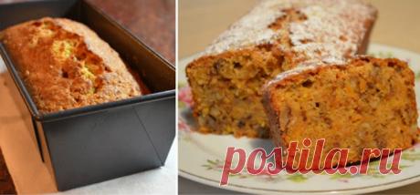 Кекс из тыквы