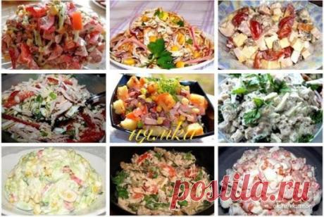 ОЧЕНЬ ВКУСНЕНЬКИЕ САЛАТИКИ, ЛЁГКОГО ПРИГОТОВЛЕНИЯ!!