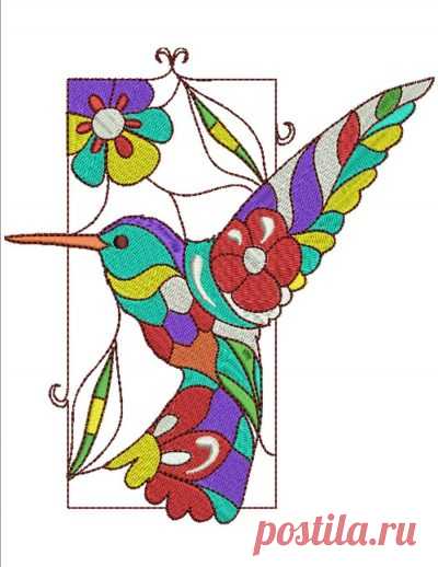 Stained Glass Windows | Machine Embroidery Designs By Sew Swell