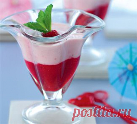 Коктейль из ряженки с малиной, десерт. Пошаговый рецепт с фото