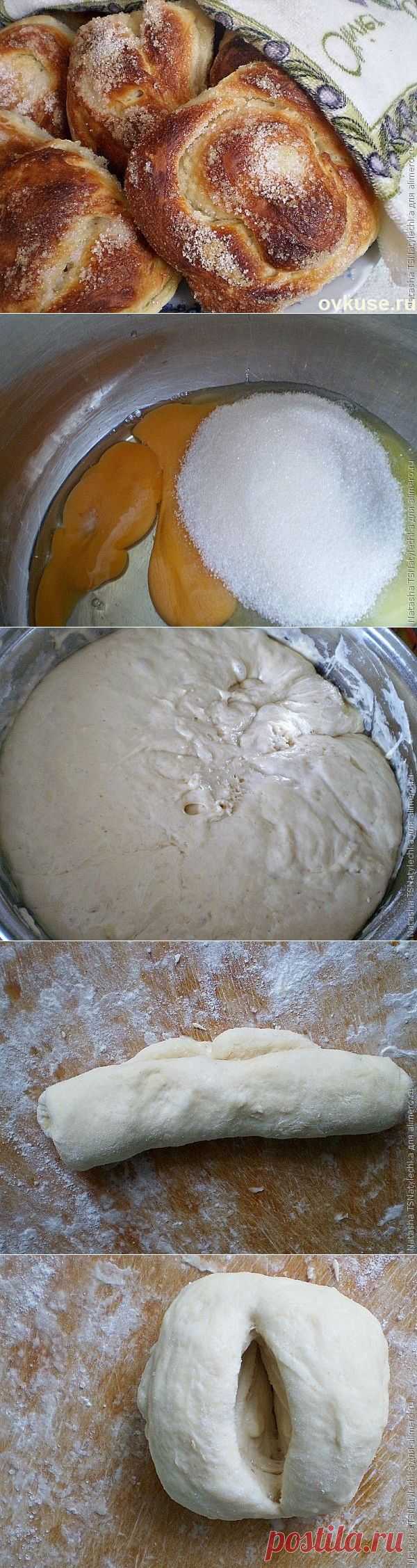 Пышные сахарные булочки - Простые рецепты Овкусе.ру