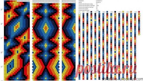 Жгут из бисера в технике мозаичное плетение. Схема жгута из бисера.  | Шкатулка рукоделия