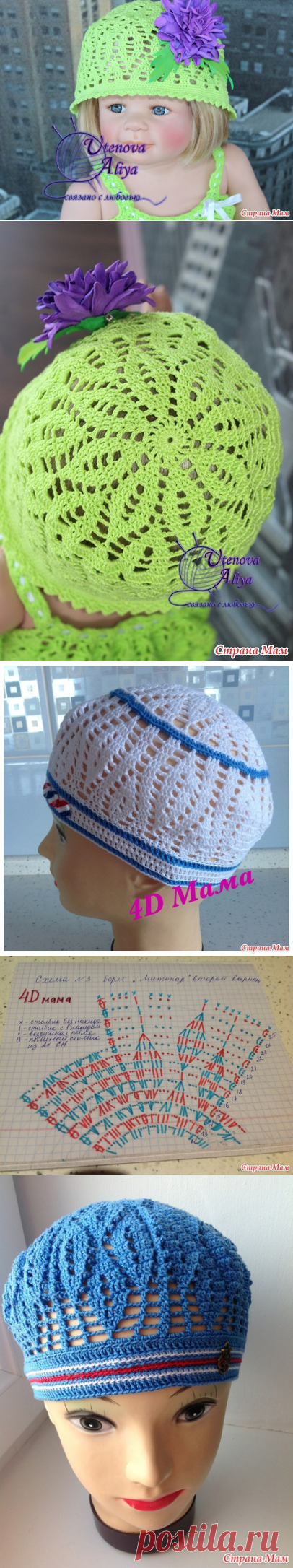 Шапочка " Листопад" вяжем вместе!! - Вяжем вместе он-лайн - Страна Мам