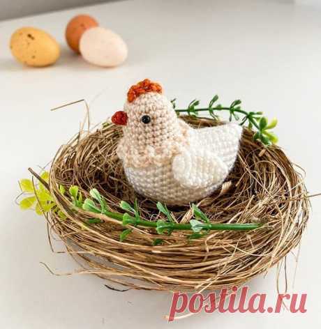Курочка крючком. Амигуруми схемы и описания. Автор: Надежда Юхлина | IRINELY.ART